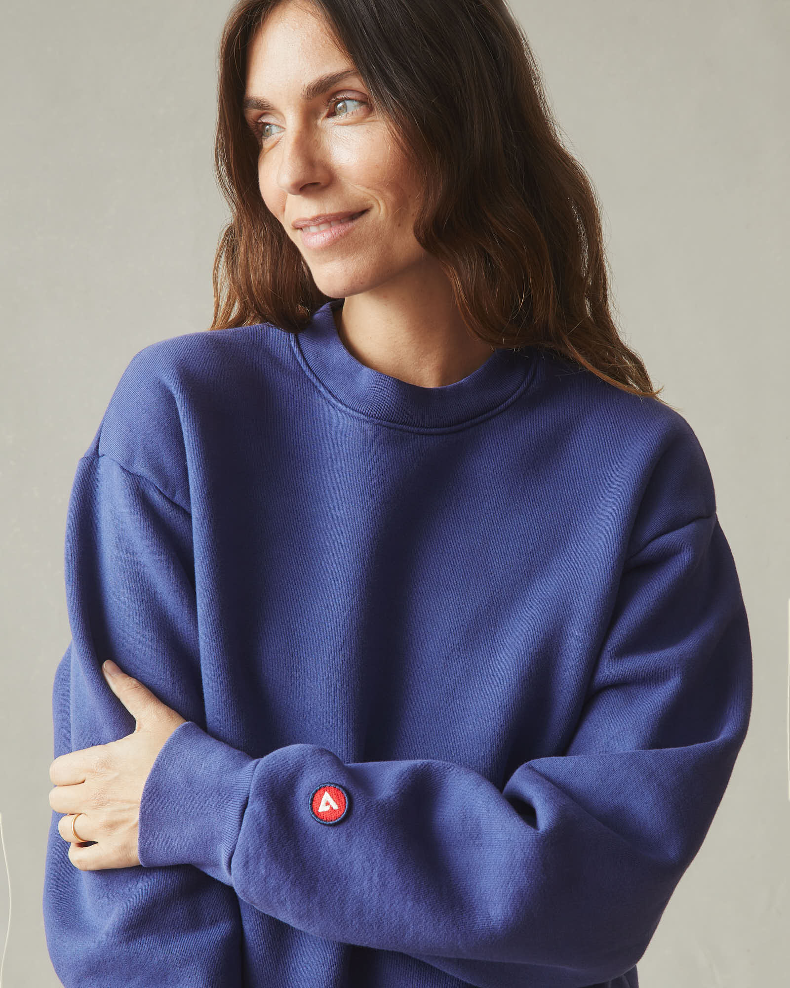 Unisex American Vintage Crew - Blue Ribbon - Image 4