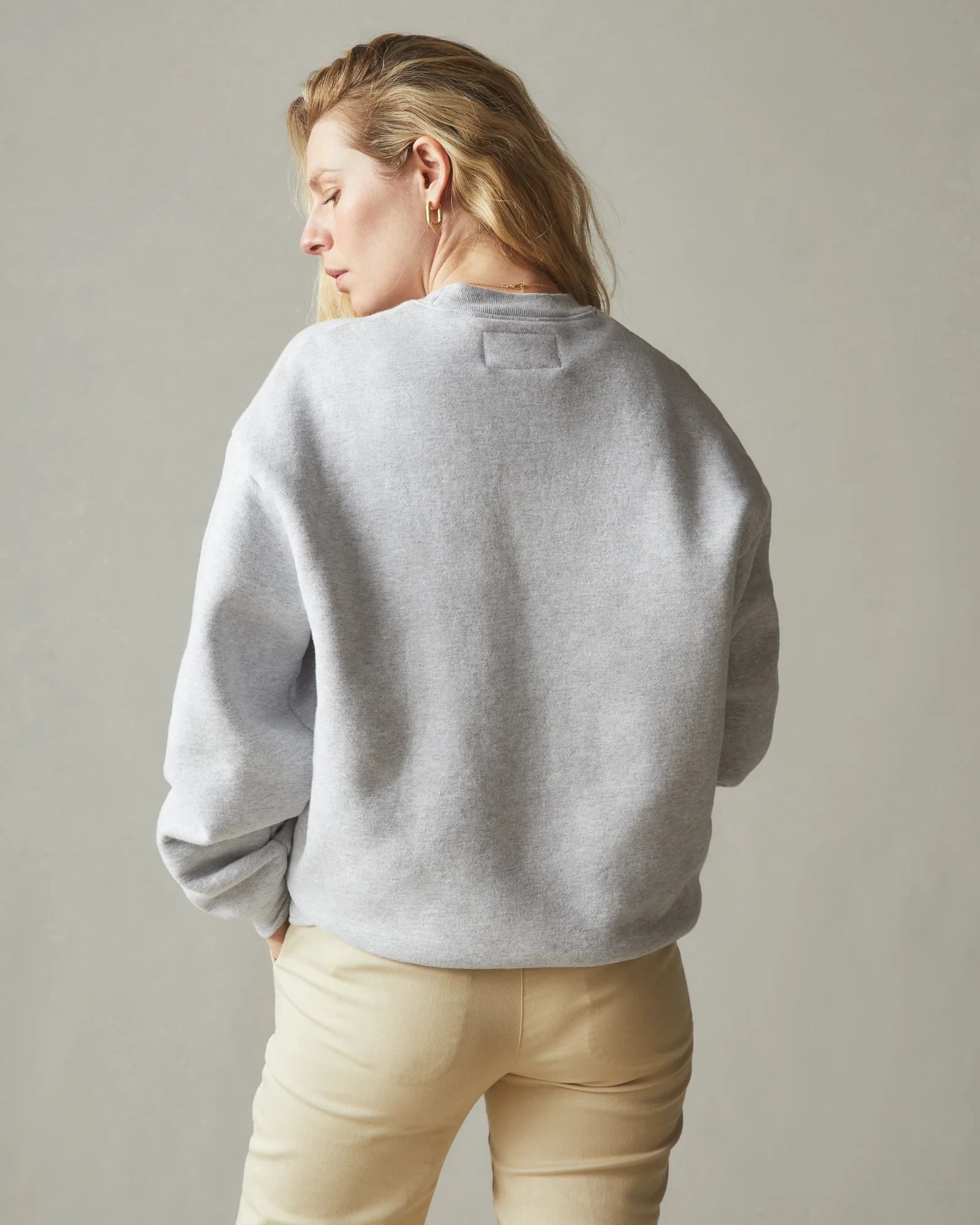 Unisex American Vintage Crew - Heather Grey - Image 5